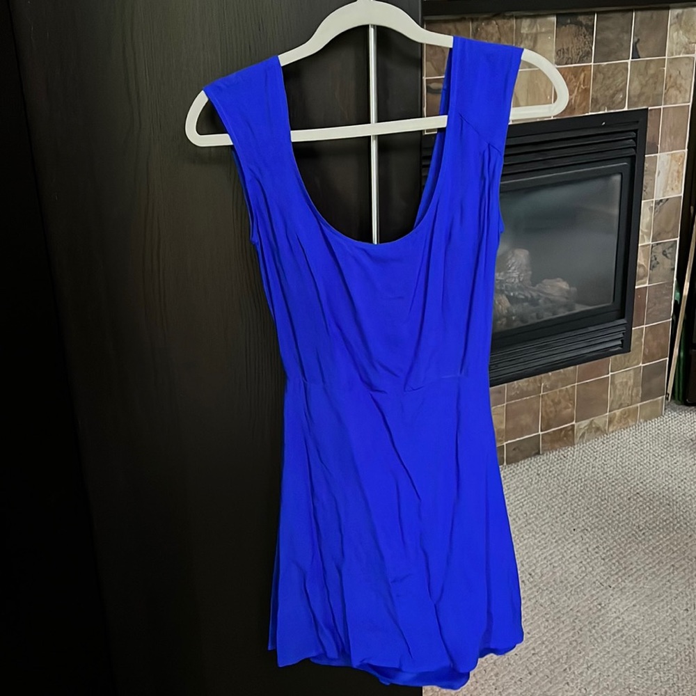 Royal Blue Tobi Tie Back Babydoll Dress